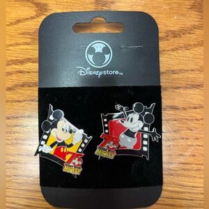 Vintage disney 75 years with Mickey pins